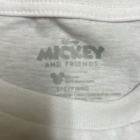 Disney Kids Mickey & Minnie White T-Shirts size 6 & 10 - Picture 4 of 5